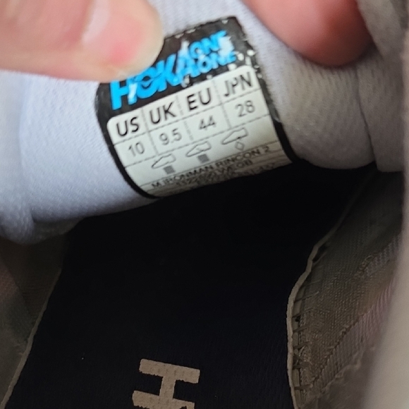 Hoka White and Multicolor Athletic Shoes - Picture 9 of 10